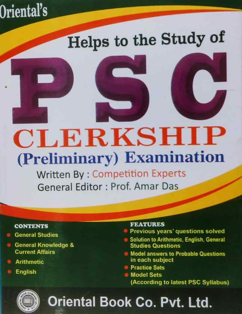 PSC CLERKSHIP Preliminary Examination (Oriental’s ) 